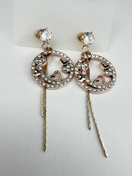 Circular Heart Earrings | Modern Fashion Jewelry ♡