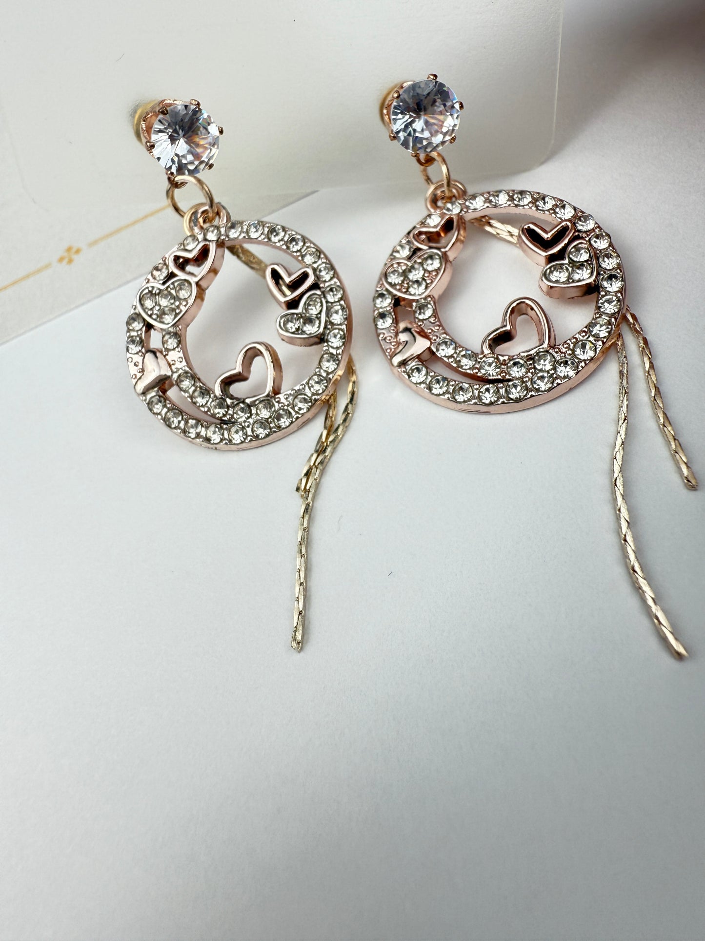 Circular Heart Earrings | Modern Fashion Jewelry ♡